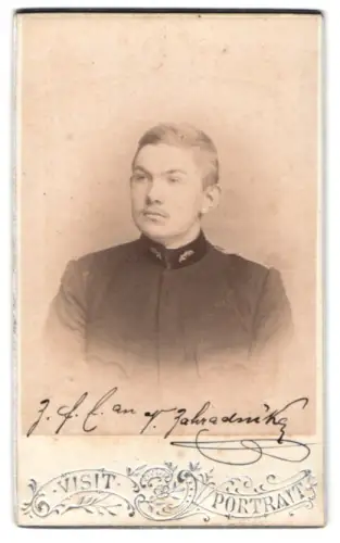 Fotografie Jul. Motal, Luhacovice, K.u.K. Soldat in Uniform
