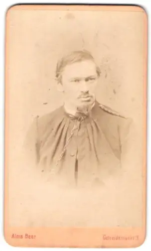 Fotografie Alois Beer, Klagenfurt, St. Veiter Vorstadt 24, K.u.K. Landwehrmann