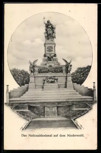 AK Das Nationaldenkmal auf dem Niederwald