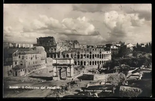 AK Roma, Il Colosseo dal Palatino