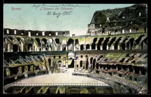 AK Roma, L`Interno del Colosseo