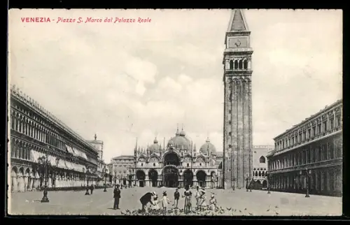 AK Venezia, Piazza San Marco dal Palazzo Reale