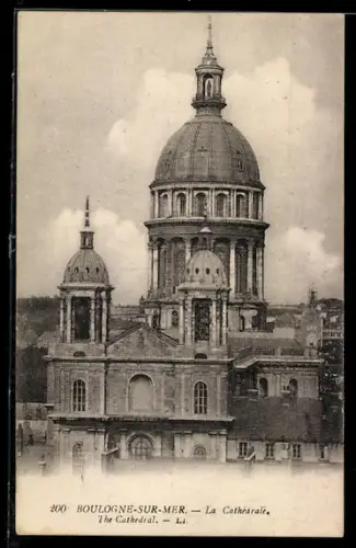 AK Boulogne-sur-Mer, La Cathédrale