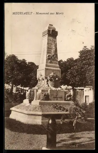 AK Meursault, Monument aux Morts
