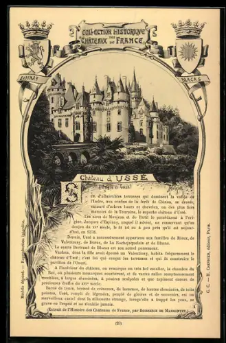 AK Usse, Ansicht des Schlosses