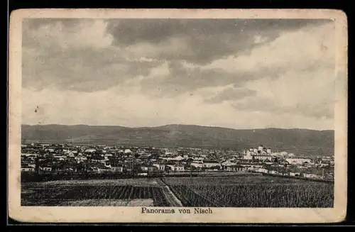 AK Nisch, Panorama des Ortes