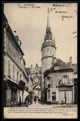 AK Auxerre, L`Horloge