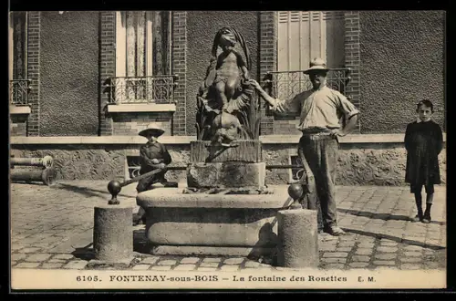 AK Fontenay-sous-Bois /Seine, La fontaine des Rosettes
