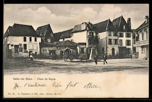 AK Salies-de-Béarn, Place du Bayla