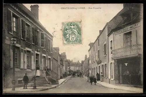 AK Chatillon-s.-Loire, Rue Franche, Ducloux-Méry