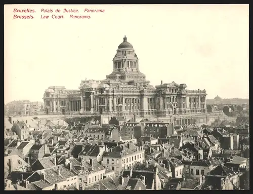 Riesen-AK Bruxelles, Palais de Justice, Panorama