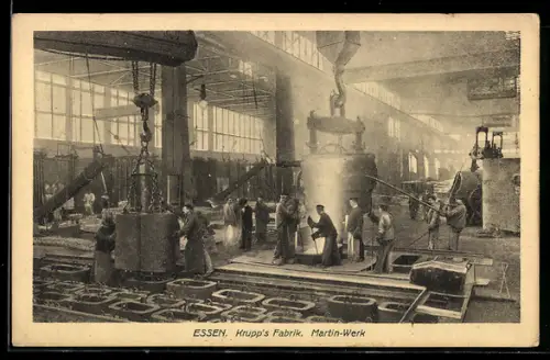 AK Essen, Fried. Krupp AG, Martin-Werk, Fabrikarbeiter