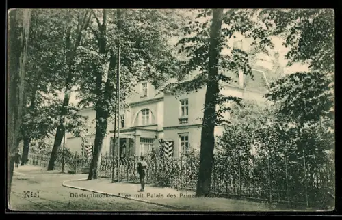 AK Kiel, Düsternbrooker Allee, Palais des Prinzen