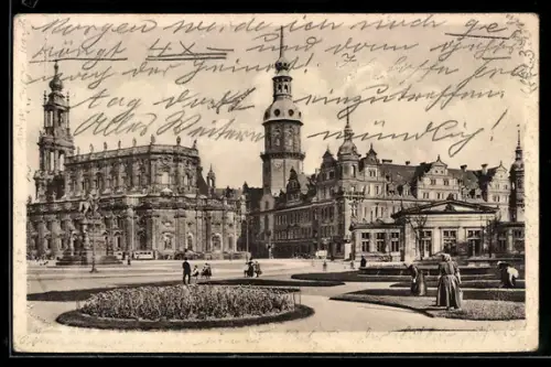 AK Dresden, Schloss, Katholische Hofkirche