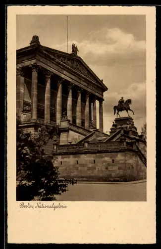 AK Berlin, Blick auf die Nationalgalerie
