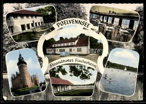 AK Nettetal / Niederrhein, Poelvennsee, Hotel Fischerheim, Bes. Konrad Oemmelen