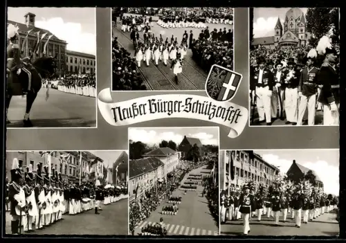 AK Neuss, Neusser Bürger-Schützenfest, Schützen beim Umzug