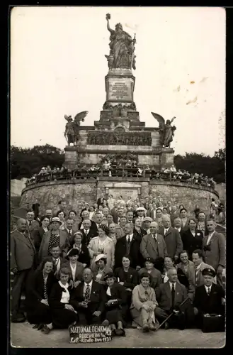 AK Rüdesheim a. Rh., National-Denkmal