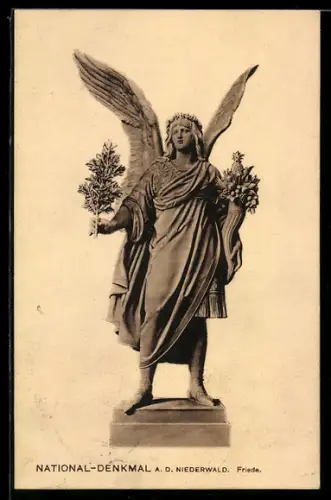 AK National-Denkmal auf dem Niederwald