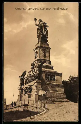 AK National-Denkmal auf dem Niederwald