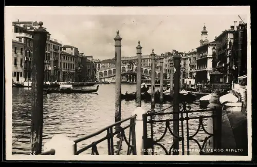 AK Venezia, Canal Grande verso Rialto