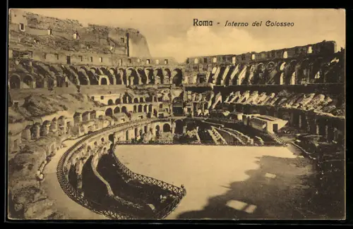 AK Roma, Interno del Colosseo