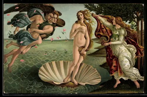 Künstler-AK Stengel & Co. Nr. 29866: S. Botticello, La nascita di Venere