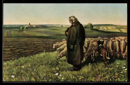 Künstler-AK Stengel & Co. Nr. 29175: Schäfers Sonntagslied