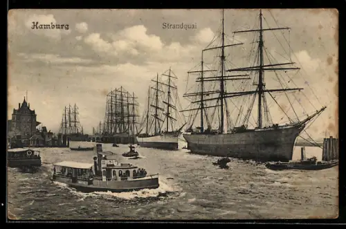 AK Hamburg, Hafen, Strandquai