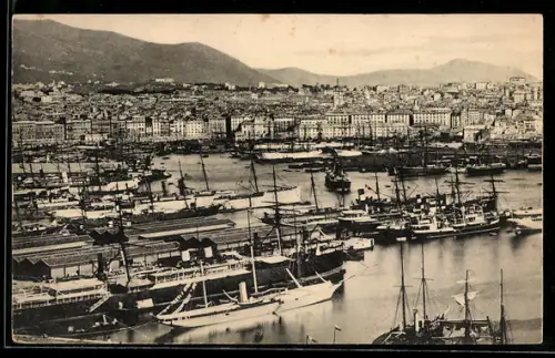 AK Dresden, Hafen 1908