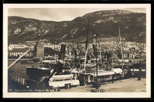 AK Bergen, Nykirkekaien, Hafen