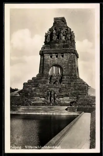 AK Leipzig, Ansicht vom Völkerschlachtdenkmal