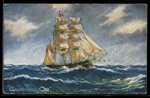 Künstler-AK Raphael Tuck & Sons Nr. 3107: Clippers, Carrying On