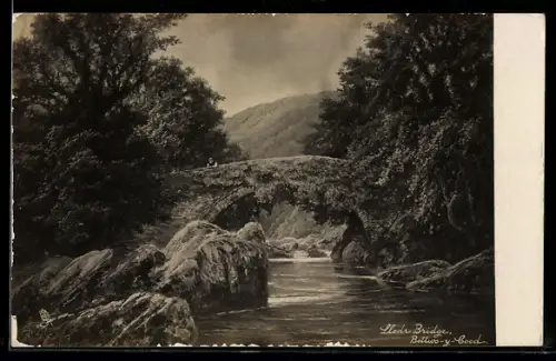 Künstler-AK Raphael Tuck & Sons Nr. 5162: Bertws-y-Coed, Lledr Bridge