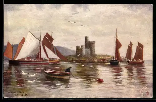 Künstler-AK Raphael Tuck & Sons Nr. 6216: Isle of Man, Douglas Bay