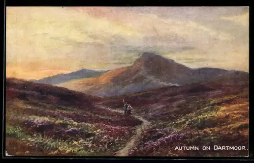 Künstler-AK Raphael Tuck & Sons Nr. 7948: Autumn on Dartmoor