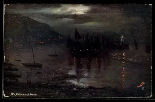 Künstler-AK Raphael Tuck & Sons Nr. 9004: The Fisherman`s Haven
