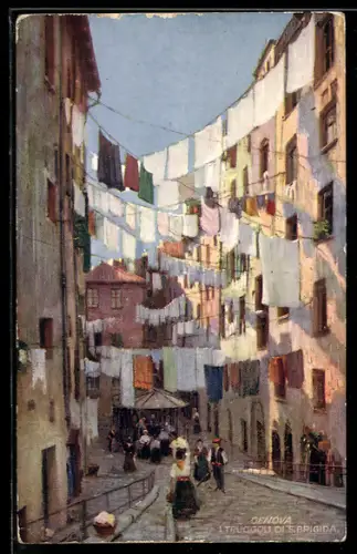 Künstler-AK Raphael Tuck & Sons Nr. 7883: Genova, I Truogoli di S. Brigida