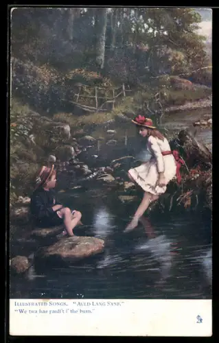 Künstler-AK Raphael Tuck & Sons Nr. 1152: We twa..., Auld Lang Syne