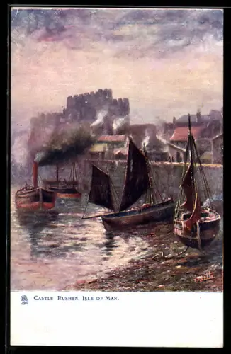 Künstler-AK Raphael Tuck & Sons Nr. 6216: Isle of Man, Castle Rushen