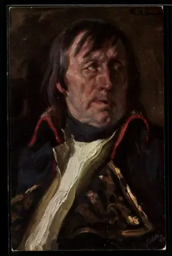 Künstler-AK Raphael Tuck & Sons Nr. 1234: Studienkopf, Soldat