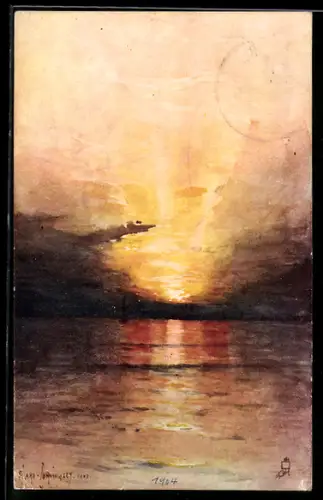 Künstler-AK Raphael Tuck & Sons Nr. 6268: Midst Sea and Sky