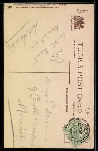 Künstler-AK Raphael Tuck & Sons Nr. 6999: Roses