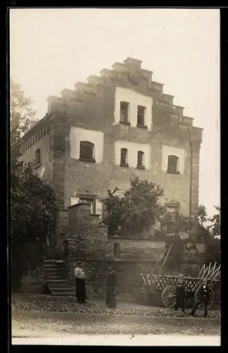Foto-AK Usingen, Amtsgerichtsgefängnis in der Aussenansicht im Jahr 1906