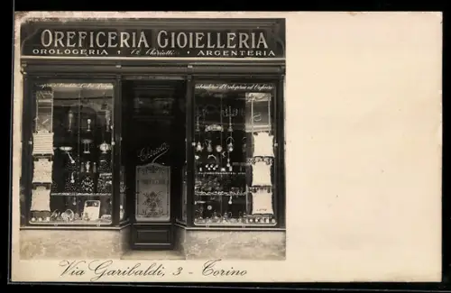 AK Torino, Via Garibaldi 3, Officeria Gioielleria, Orologeria, Argenteria