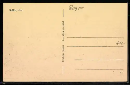 AK Sellin /Rügen, Badegäste am Strand