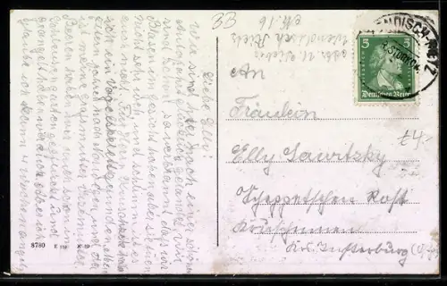 AK Wendisch-Rietz, Partie am Kanal mit Ruderbooten