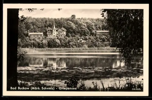 AK Bad Buckow /Märk. Schweiz, Griepensee