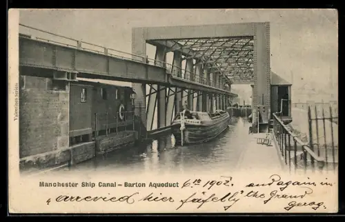 AK Manchester, Ship Canal, Barton Aqueduct