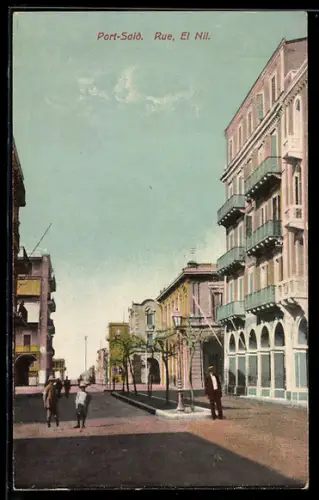 AK Port-Said, Rue, El Nil
